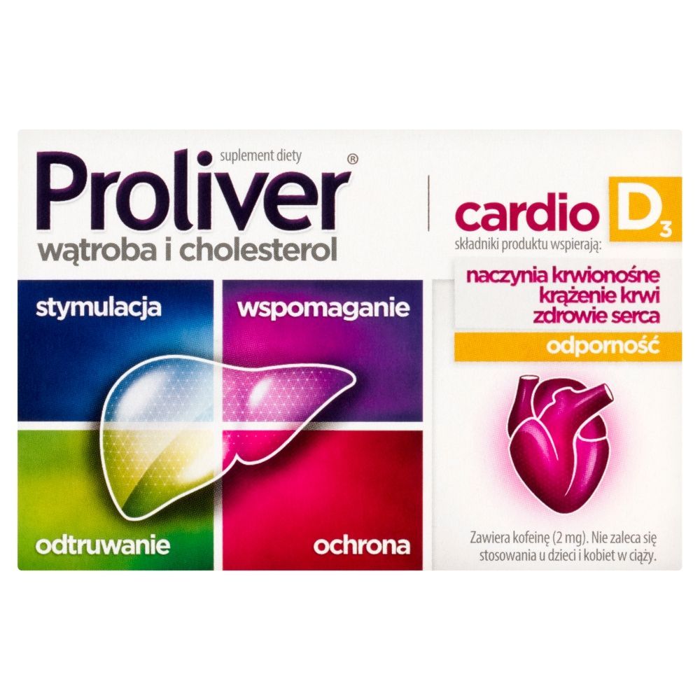 Proliver Cardio D3, tabletki, 30 szt.
