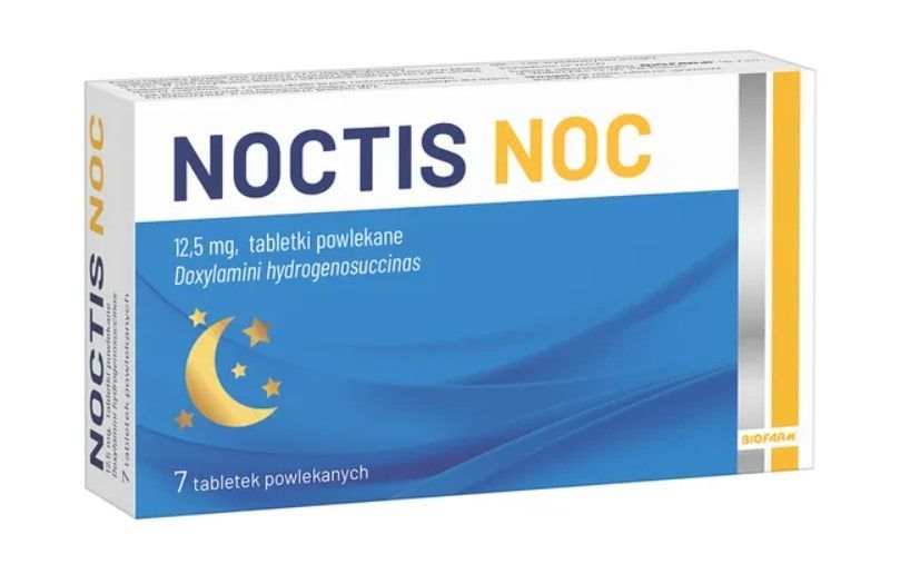 Noctis Noc, 12,5 mg, tabletki powlekane, 7 sztuk