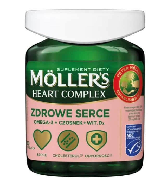 Mollers Heart Complex, Zdrowe Serce, kapsułki,  60 szt.