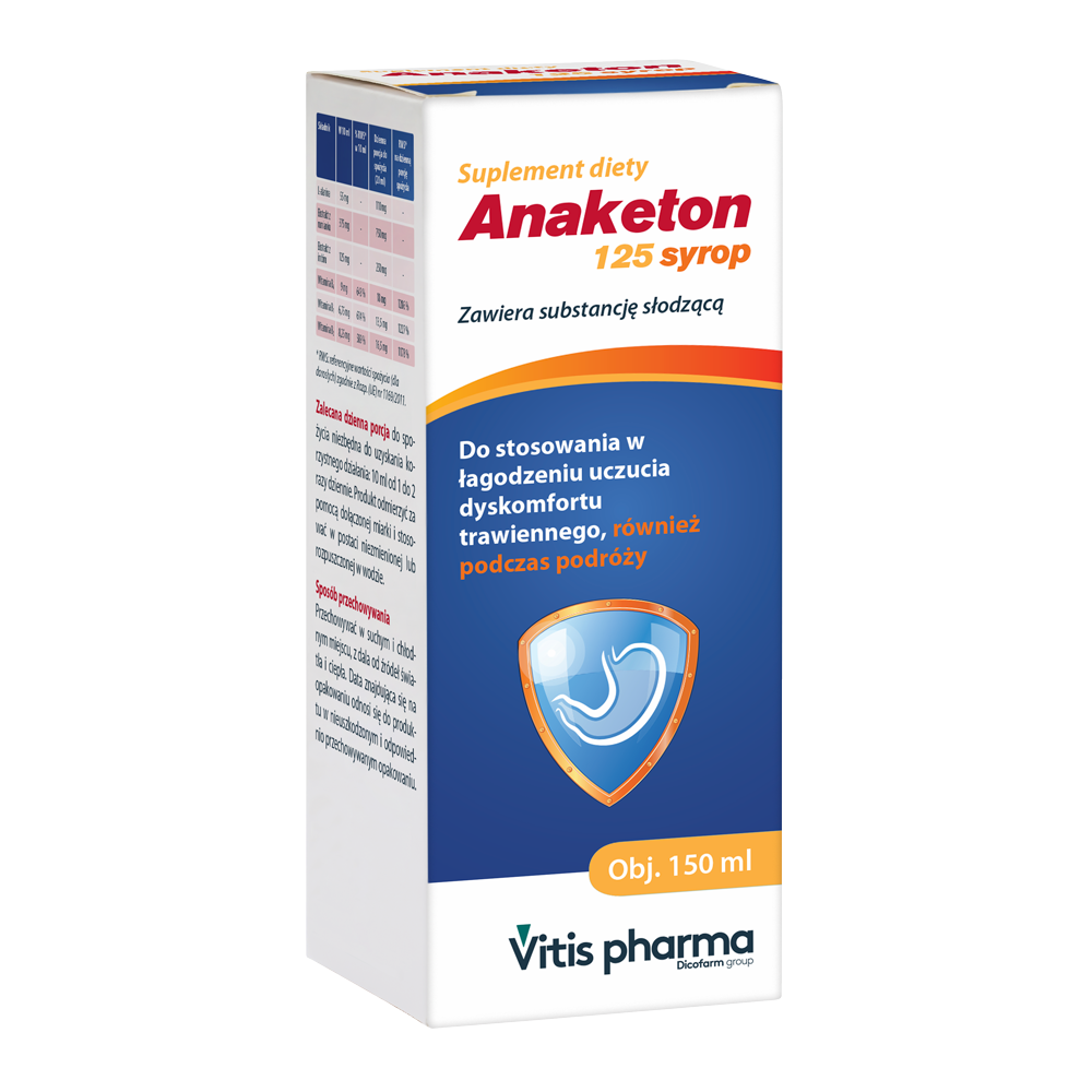 Anaketon 125, syrop, 150 ml