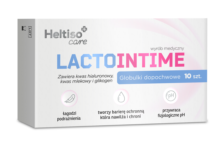 Heltiso Care Lactointime globulki dopochwowe, 10 sztuk