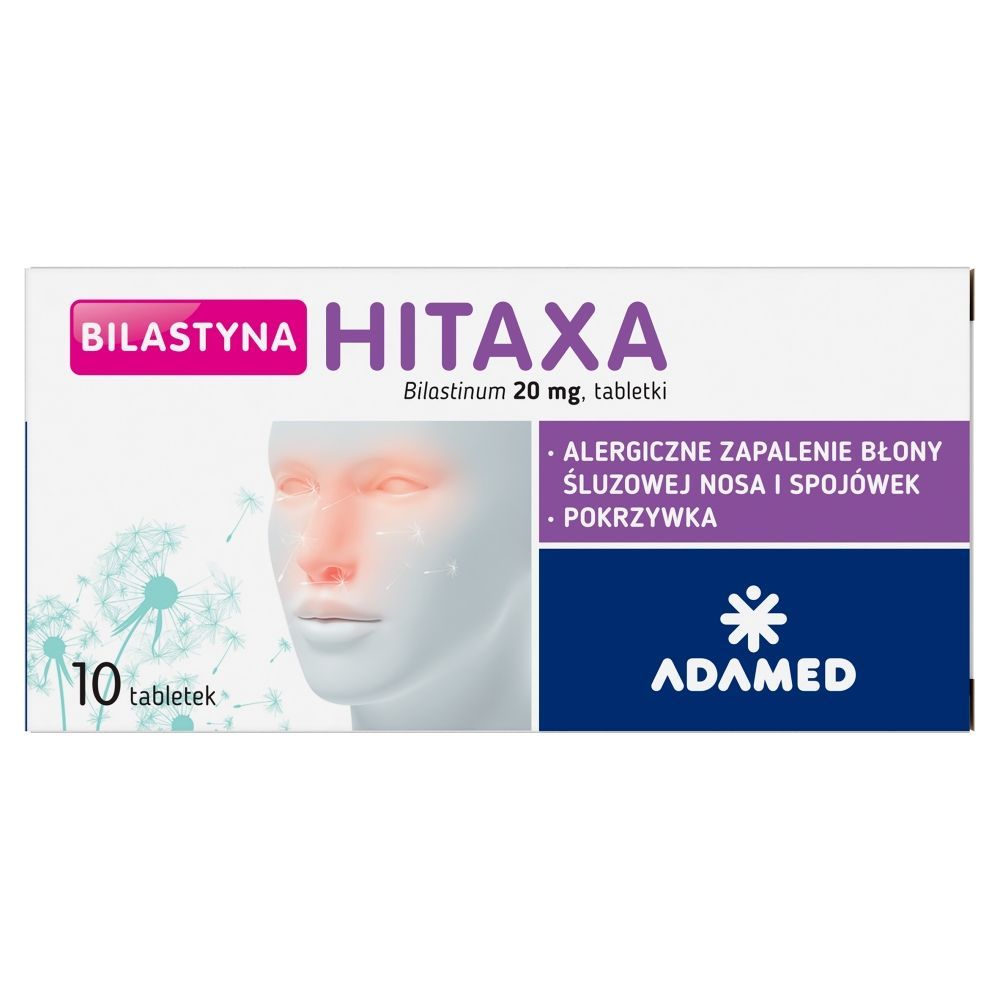 Bilastyna Hitaxa, 20 mg, tabletki, 10 sztuk