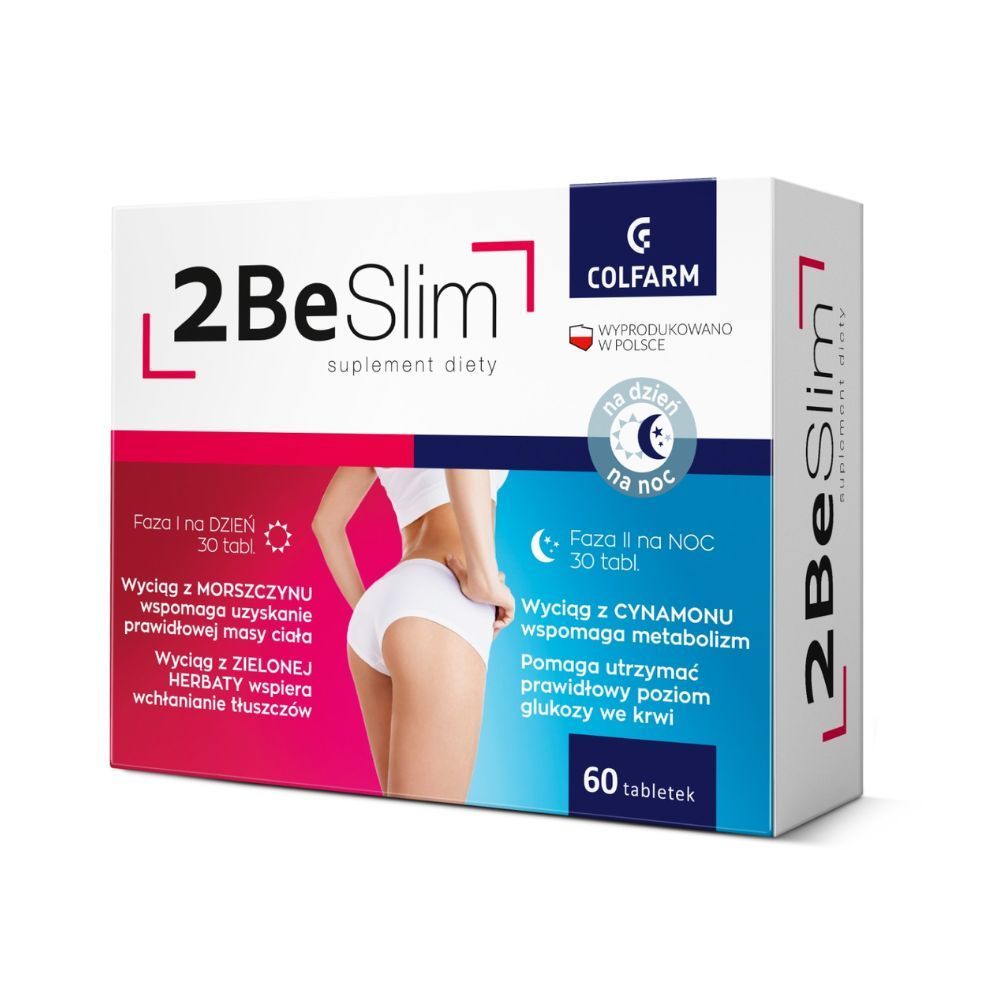 2Be Slim, 30 tabletek na dzień + 30 tabletek na noc