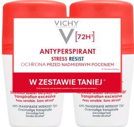 Vichy Stress Resist, kuracja, przeciw potliwości, 50 ml x 2