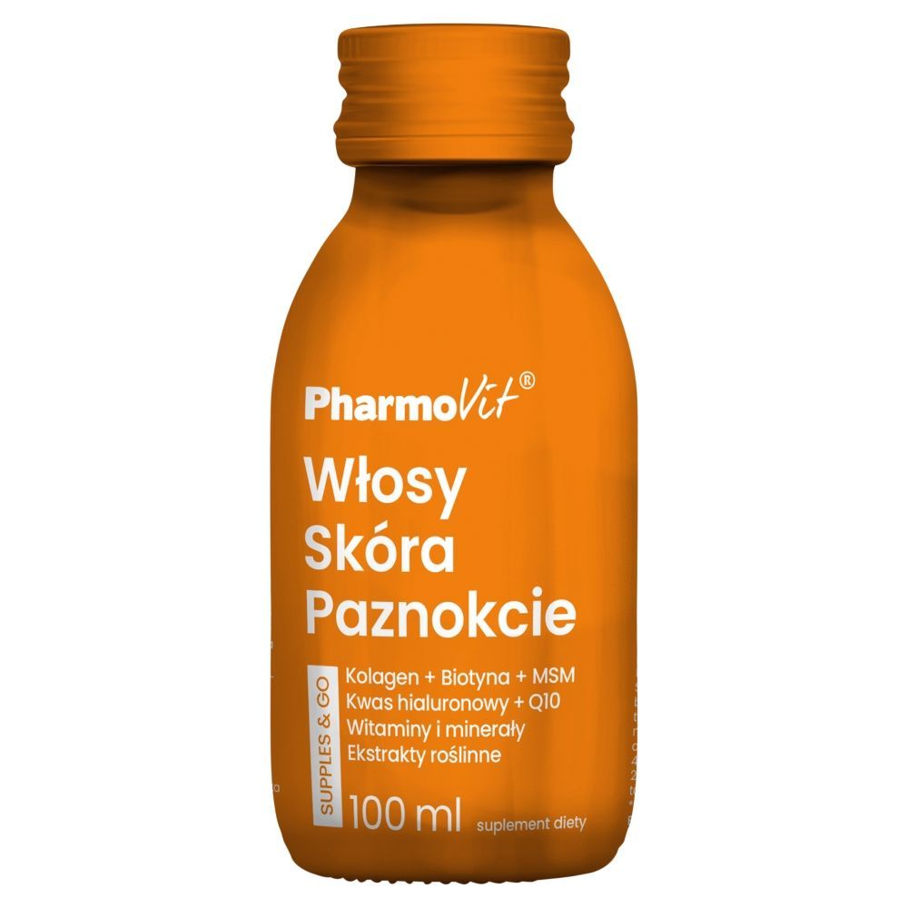 Wlosy Skora Paznokcie supples & go Pharmovit, płyn, 100ml