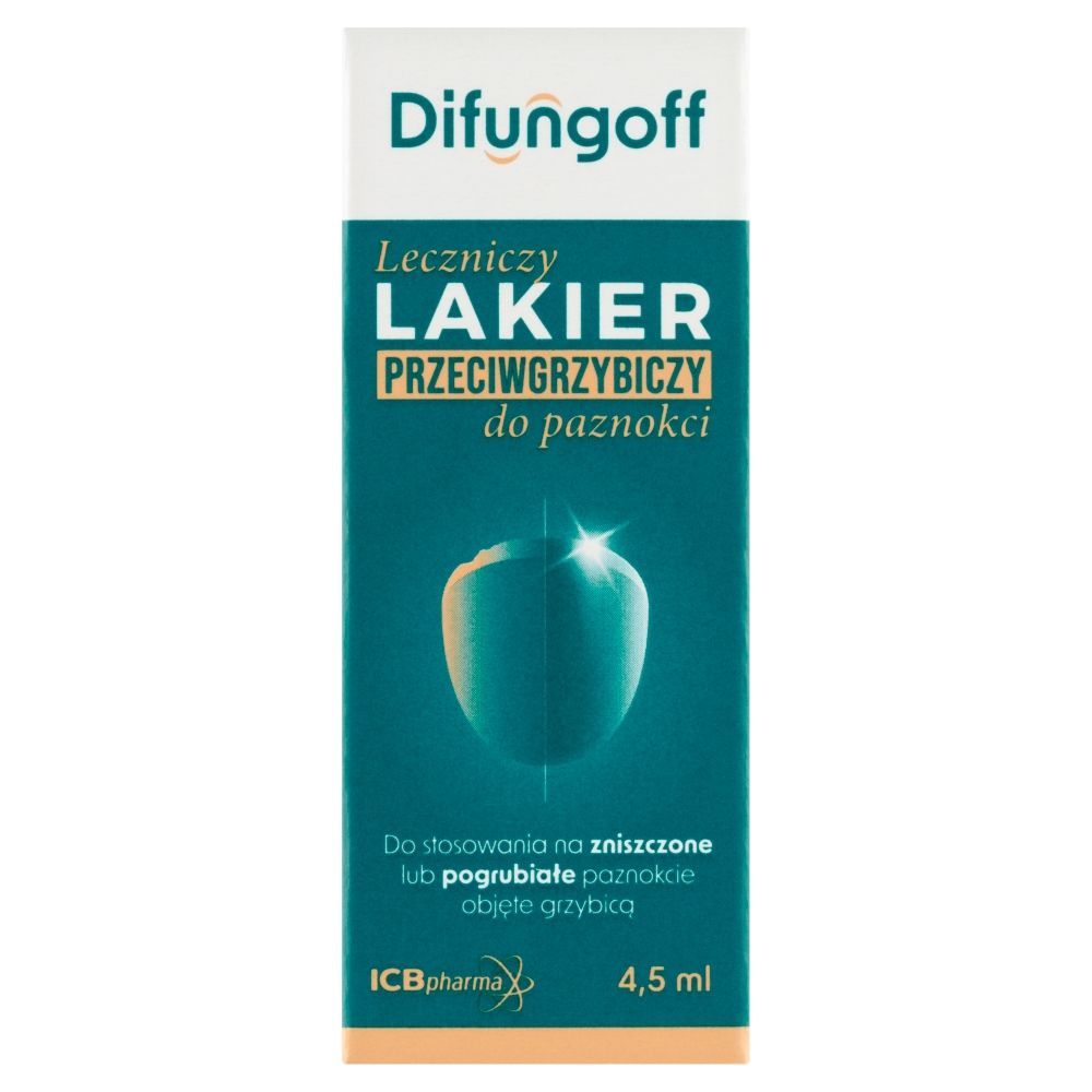 Difungoff, lakier, leczn.,przeciwgrzybiczy,do paznokci,4,5ml