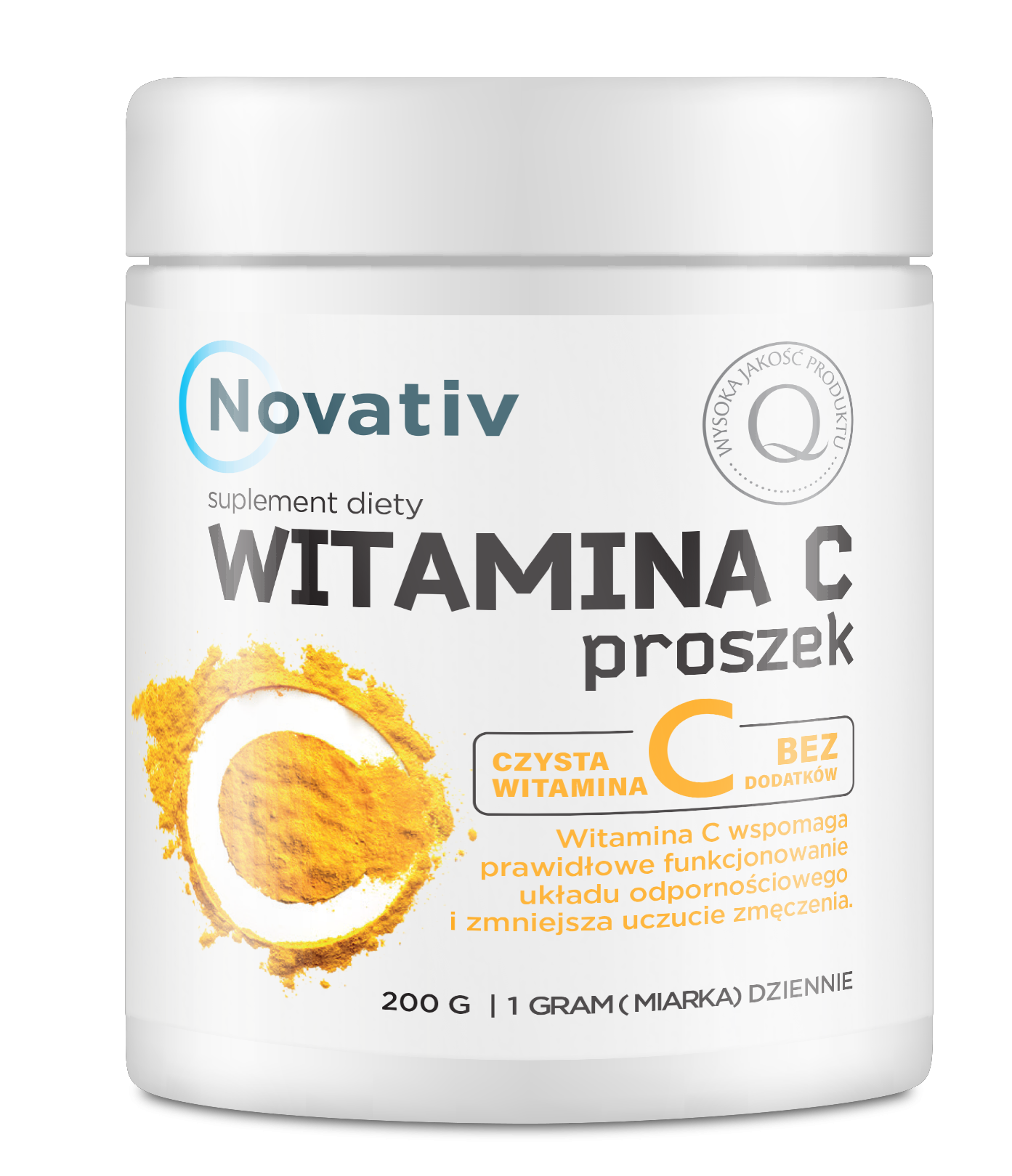 Novativ Witamina C, proszek, 200 g