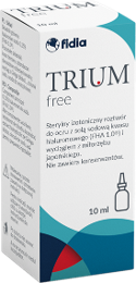 Trium Free, izotoniczny roztw&oacute;r do oczu, 10 ml