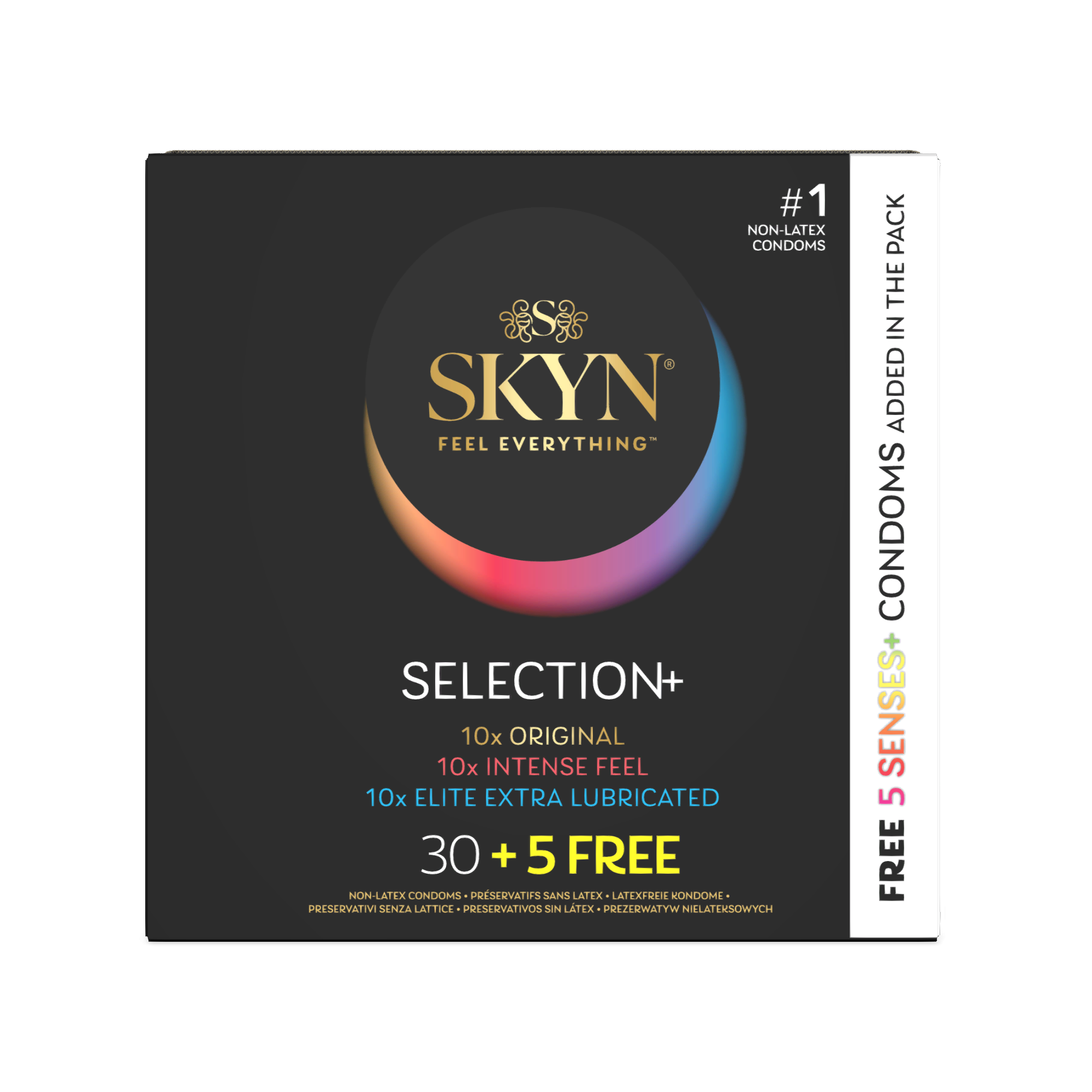 SKYN Selection+, zestaw prezerwatyw, 35 szt.