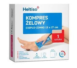 Heltiso kompres żelowy ciepło-zimno, 13cm x 17cm, 1 sztuka