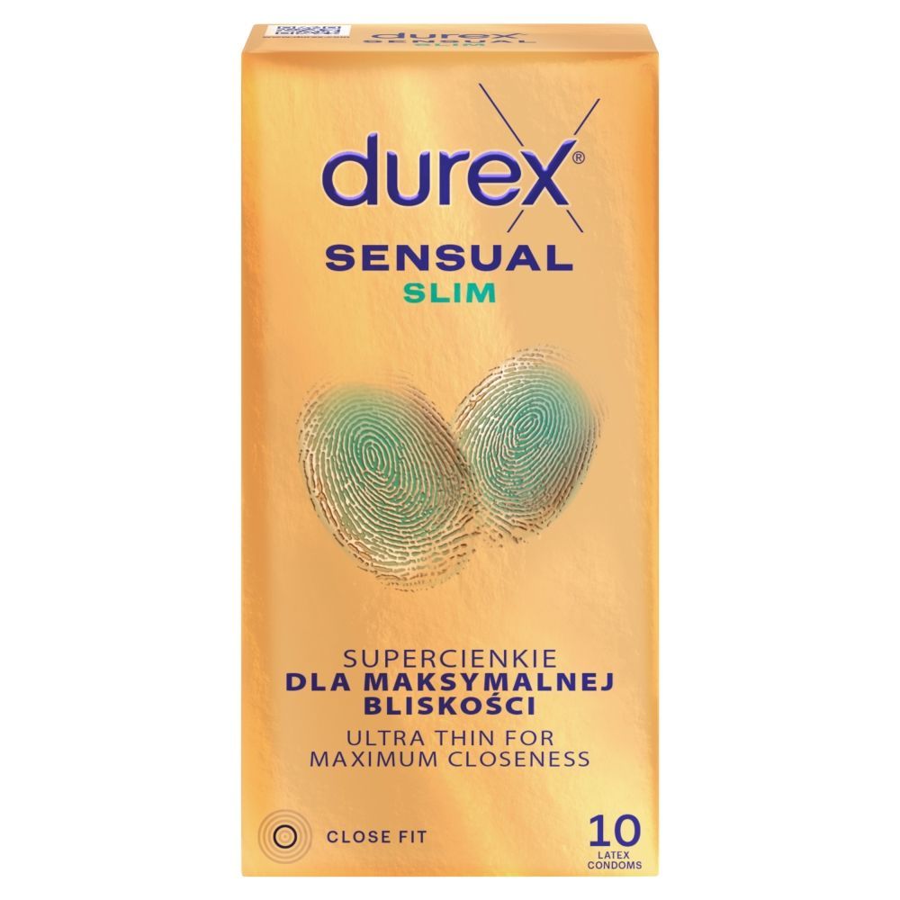 Durex Sensual Slim, prezer, super cienkie,10 szt