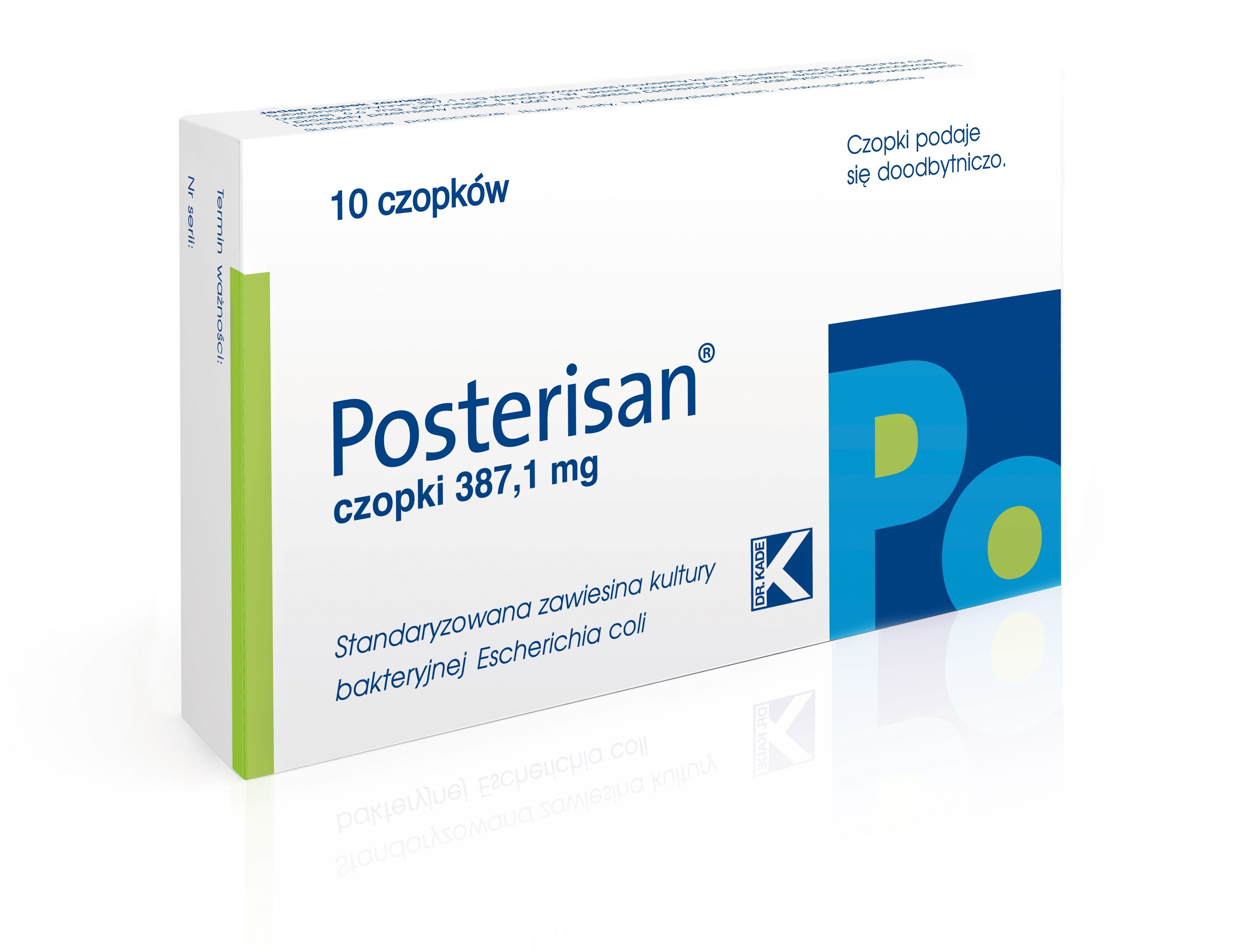 Posterisan, 387,1 mg, czopki doodbytnicze, 10 szt.