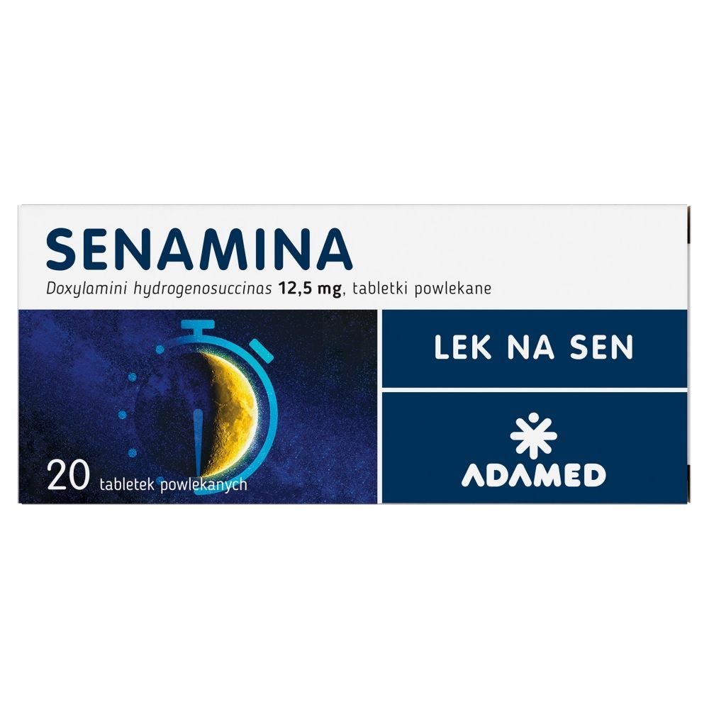 Senamina, 12,5 mg, tabletki powlekane, 20 szt.