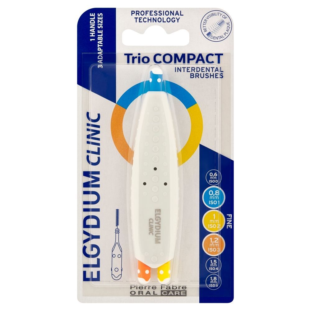 Elgydium Clinic Trio Comp.123, szczot.d/przest.m/zęb., 1 szt
