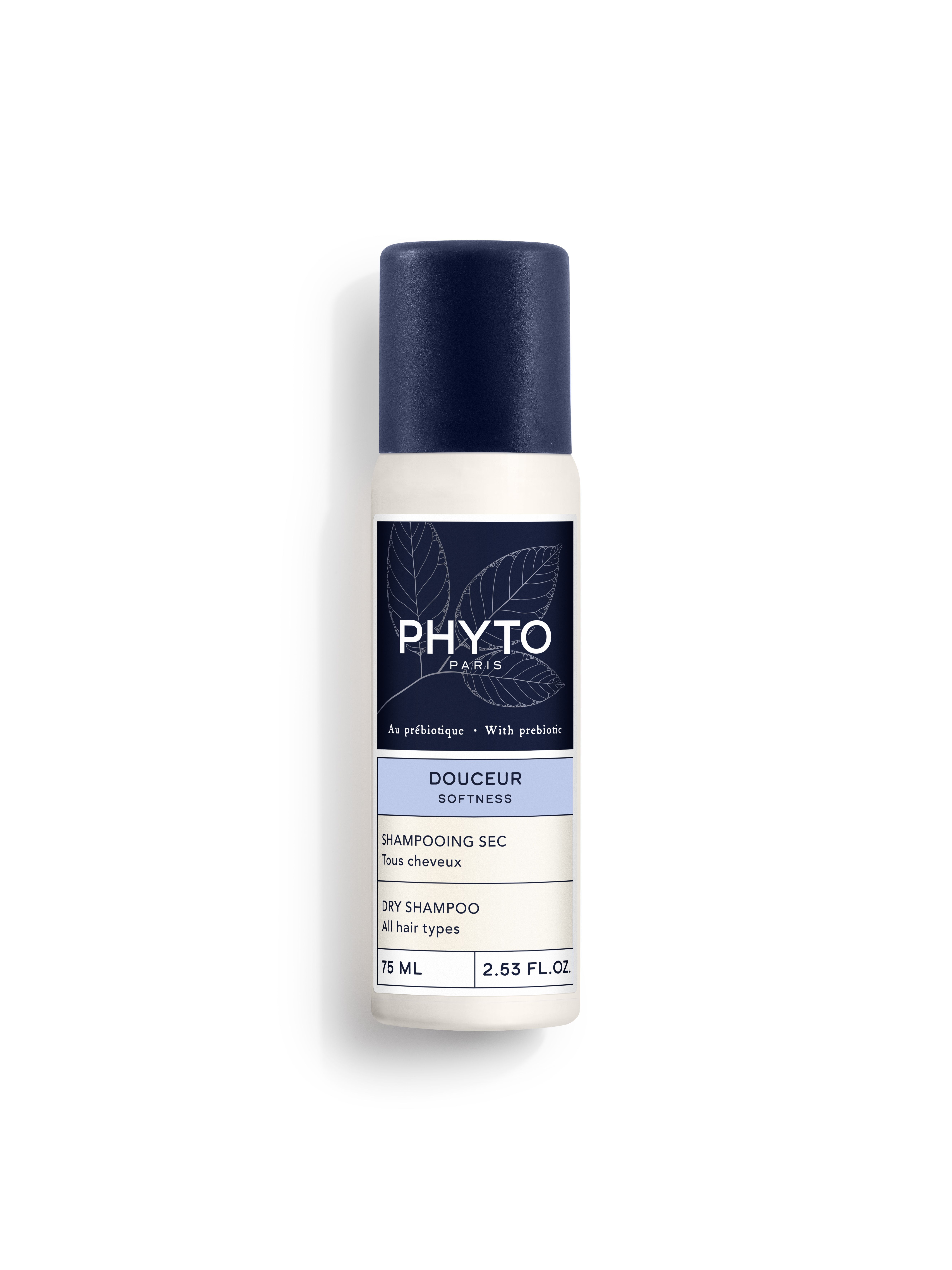 Phyto Softness, szampon suchy z prebiotykami do każdego rodzaju włos&oacute;w, 75ml