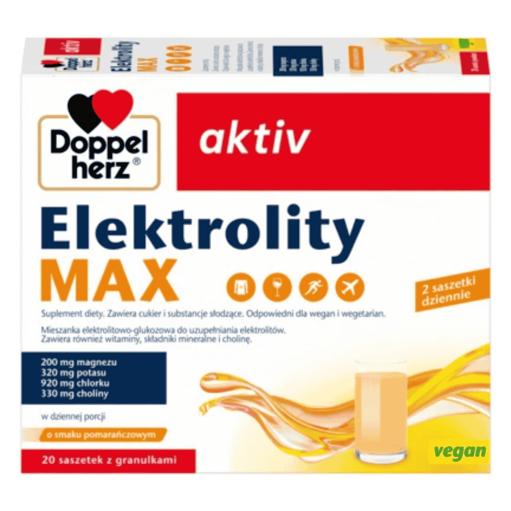 Doppelherz Aktiv Elektrolity MAX, granulki, 20 sasz.