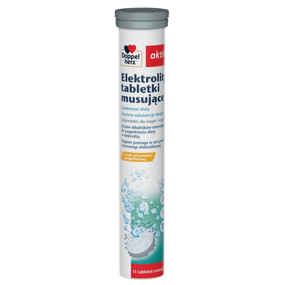 Doppelherz Aktiv Elektrolity, tabletki musujące, 15 szt