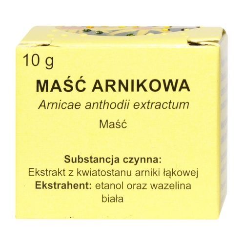 MAŚĆ ARNIKOWA, Arnicae anthodii extractum, Maść