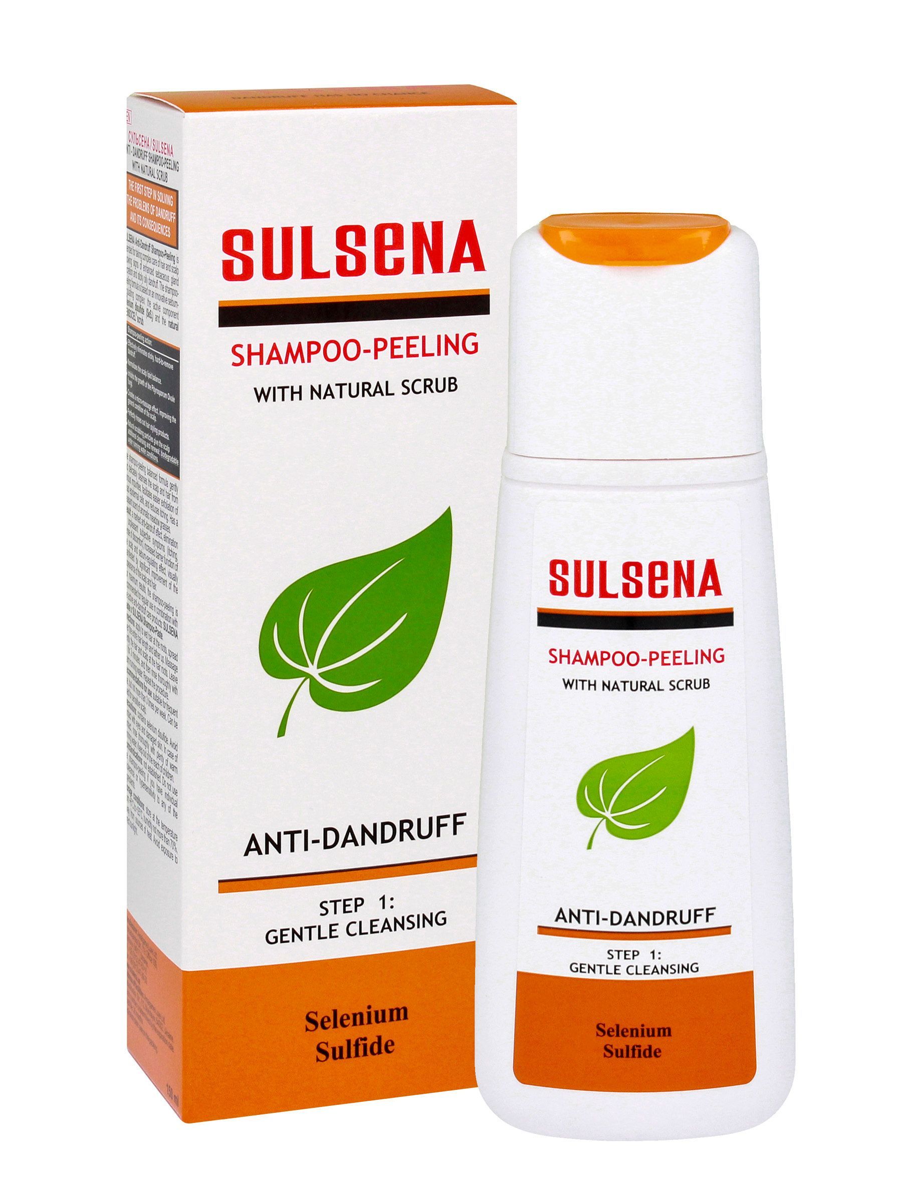 SULSENA Szampon-peeling z naturalnym peelingiem, 150ml