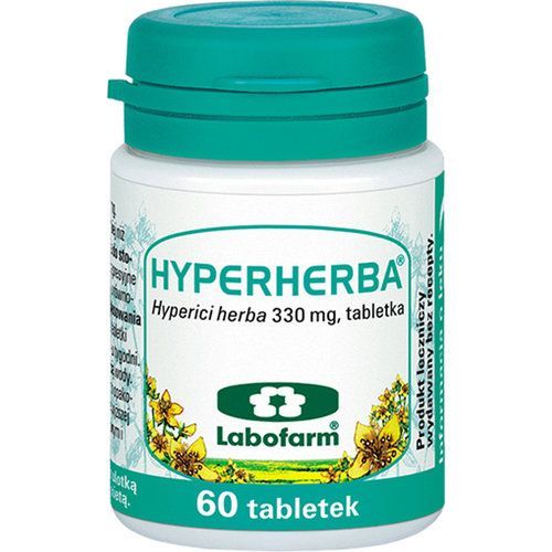 HYPERHERBA, Hyperici herba, 330 mg, tabletki, 60 sztuk