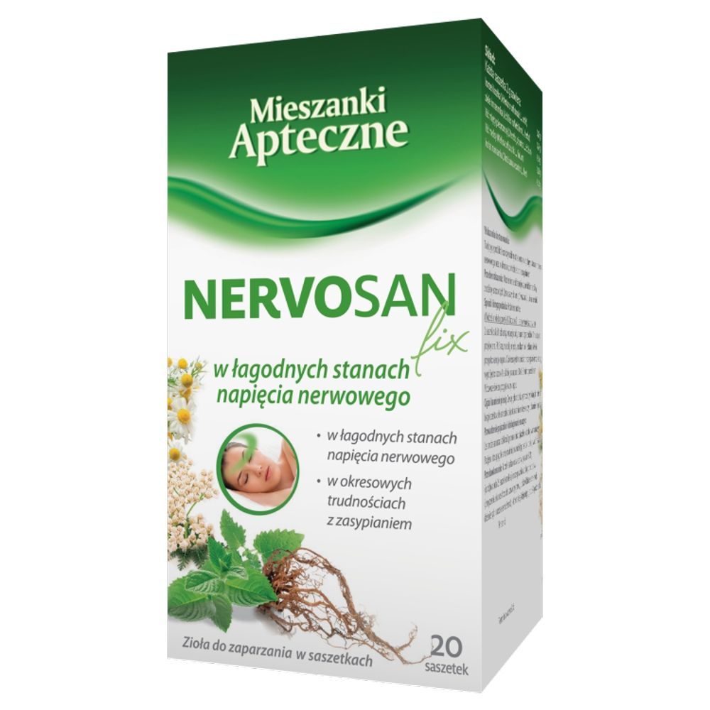 Nervosan fix, zioła do zaparzania, 2 g, 20 szt.