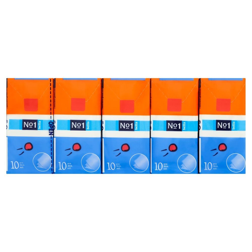 Bella, chusteczki, hig.,10 x 10 szt (klips)