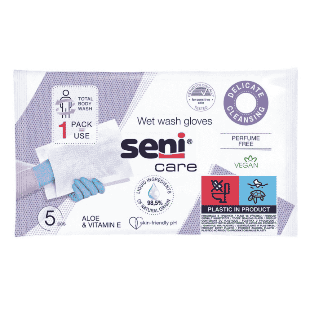 Seni Care, myjki, nasączane, 5 szt