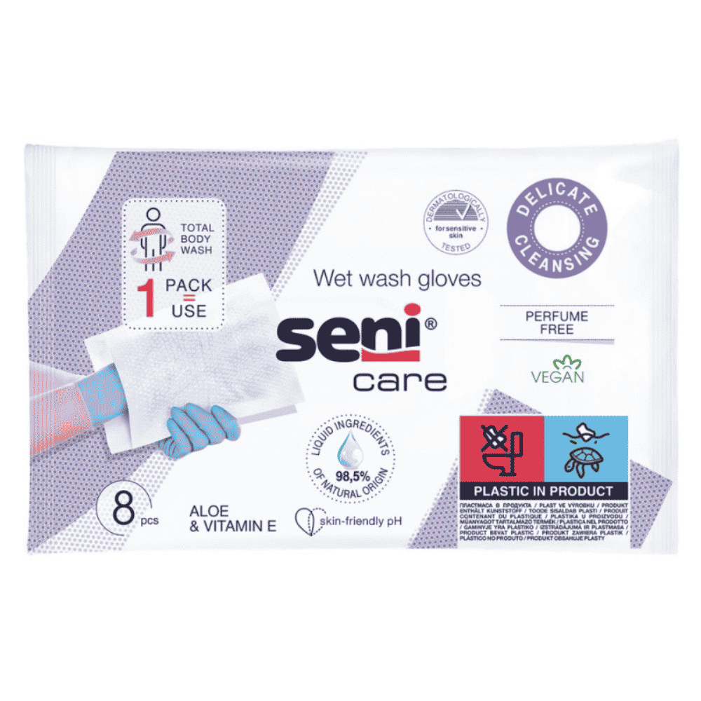 Seni Care, myjki, nasączane, 8 szt