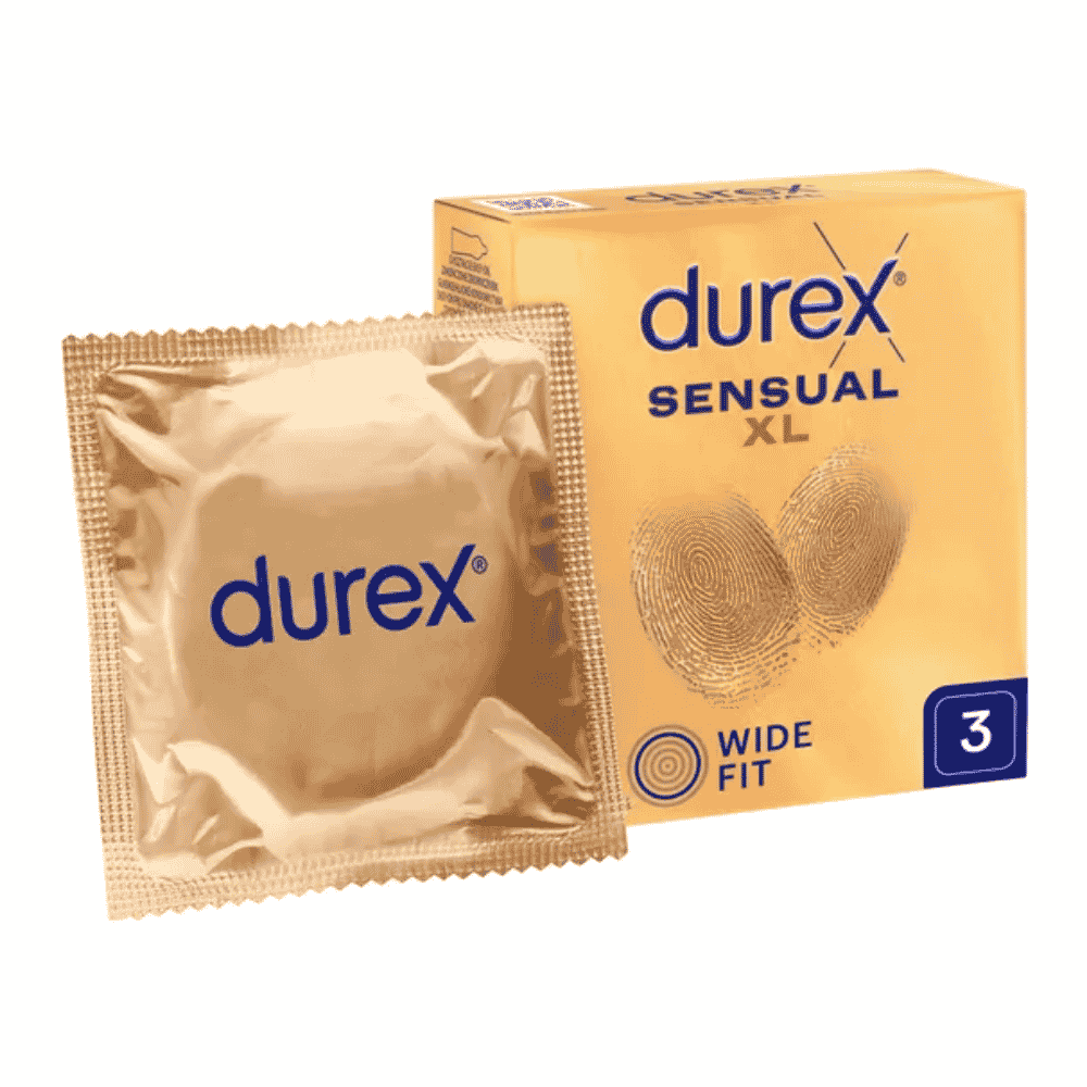 Durex Sensual XL, prezer., cienkie, 3 szt