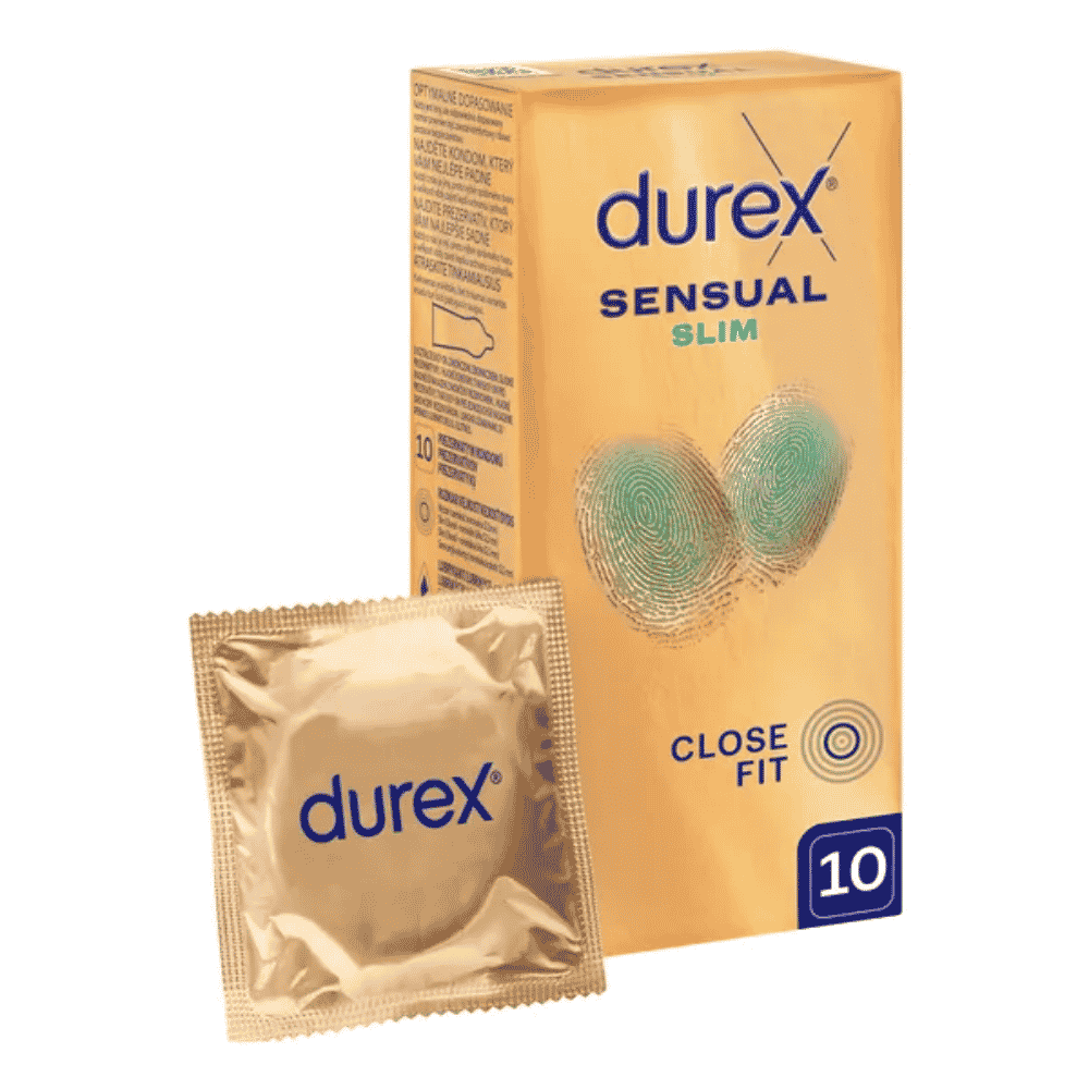 Durex Sensual Slim, prezer, super cienkie,10 szt