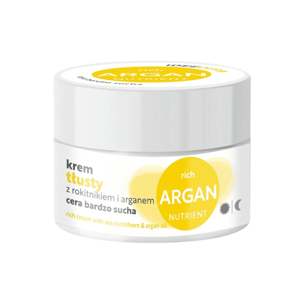 Idee Derm, krem, z rokitnikiem i arganem,tłusty, 50 ml