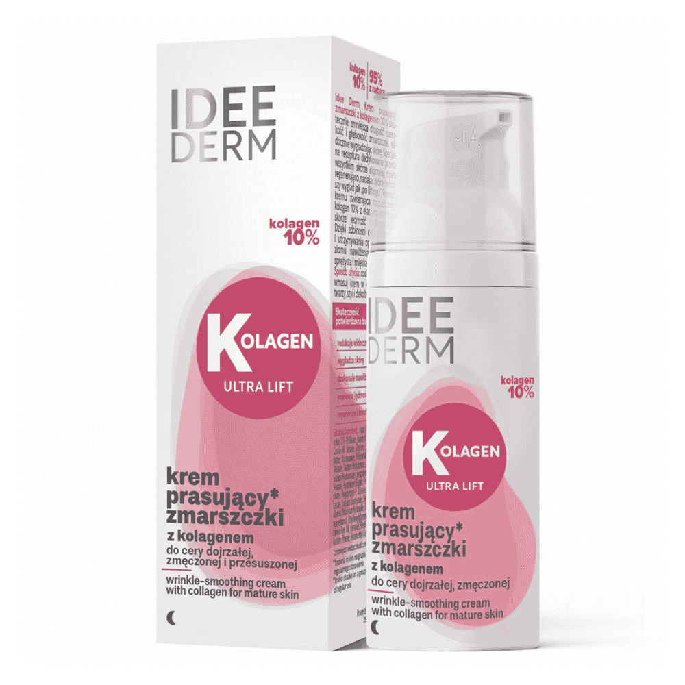Ideepharm Ideederm Kolag.Ultra Lift, krem,prasujący zmar,50ml