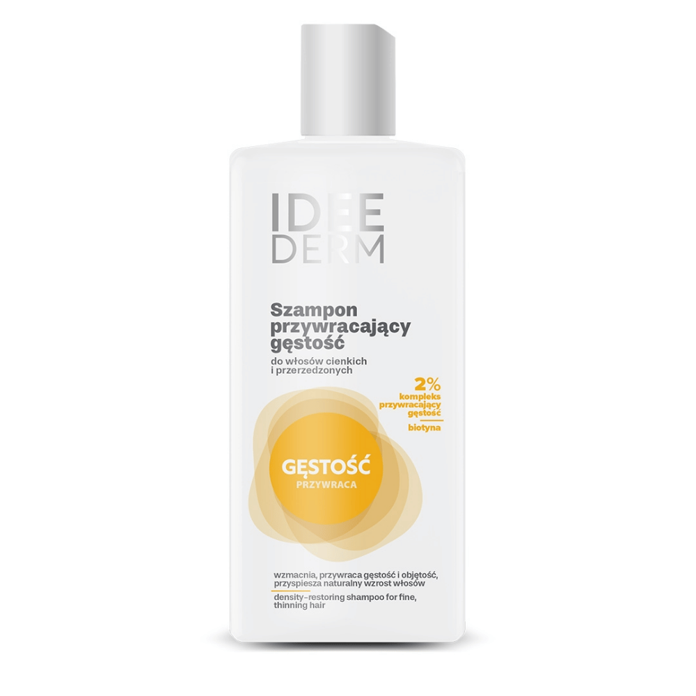 Ideepharm Ideederm, szampon przywracający gęstość do włos&oacute;w cienkich i przerzedzonych, 300 ml