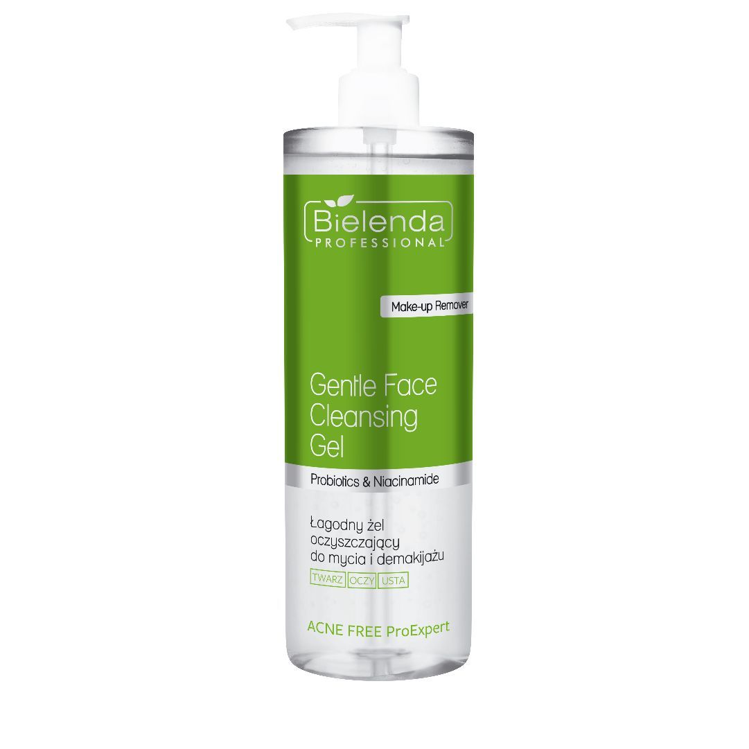 IS ACNE FREE ProExpert Łagodny żel oczyszczający do twarzy, oczu i ust, 500 ml