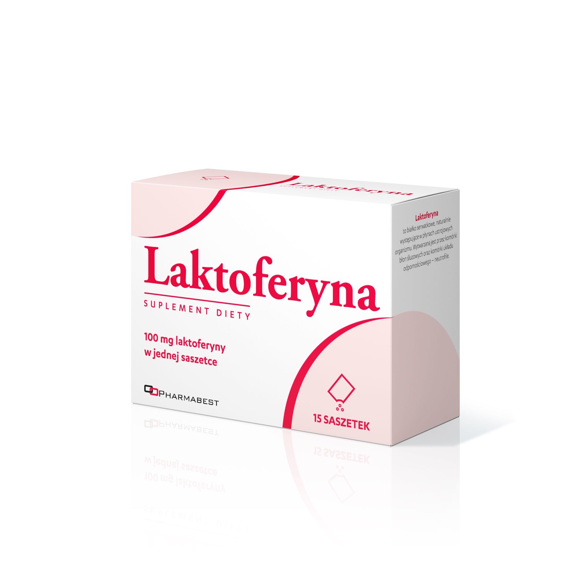 Laktoferyna, proszek w saszetkach, 15 szt.