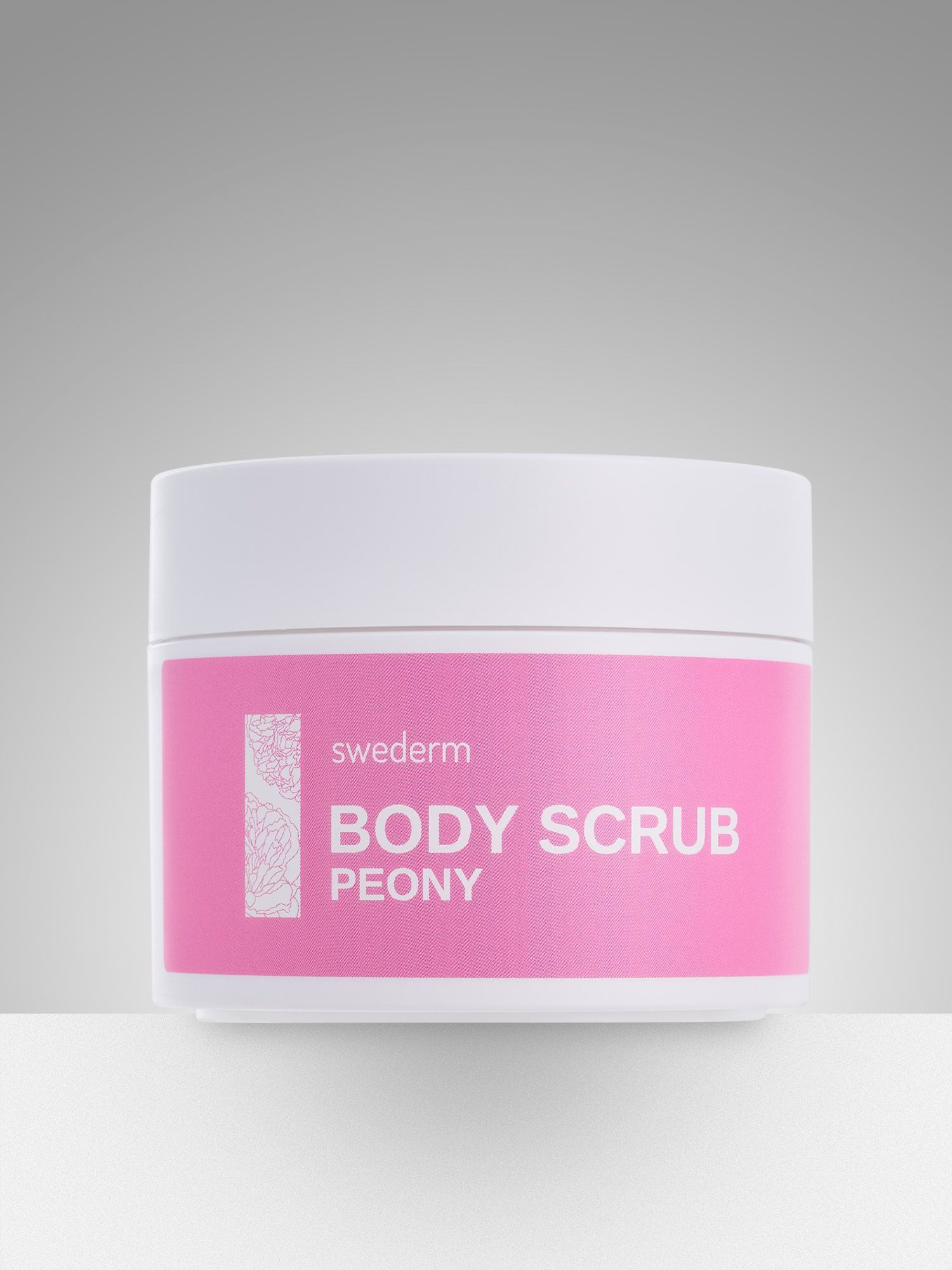 Swederm Body Scrub, peeling, cukrowy, zapach piwonii, 275 g