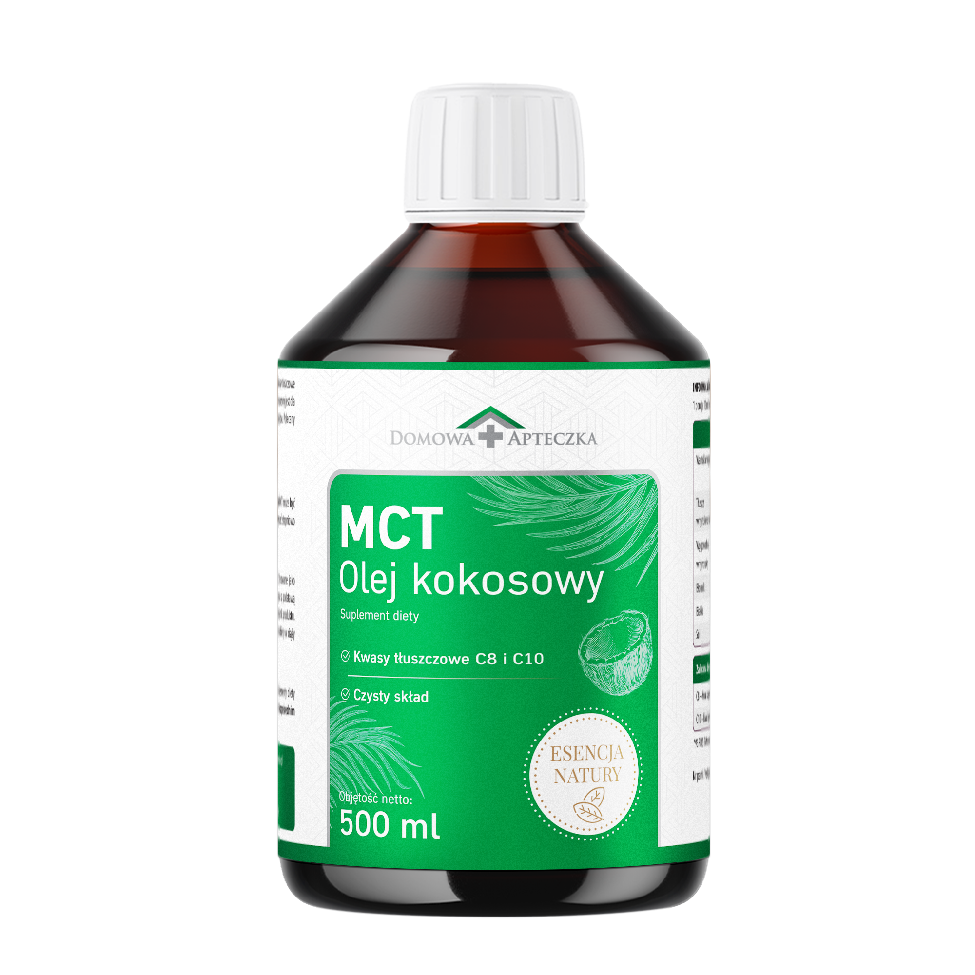 MCT olej kokosowy, 500 ml