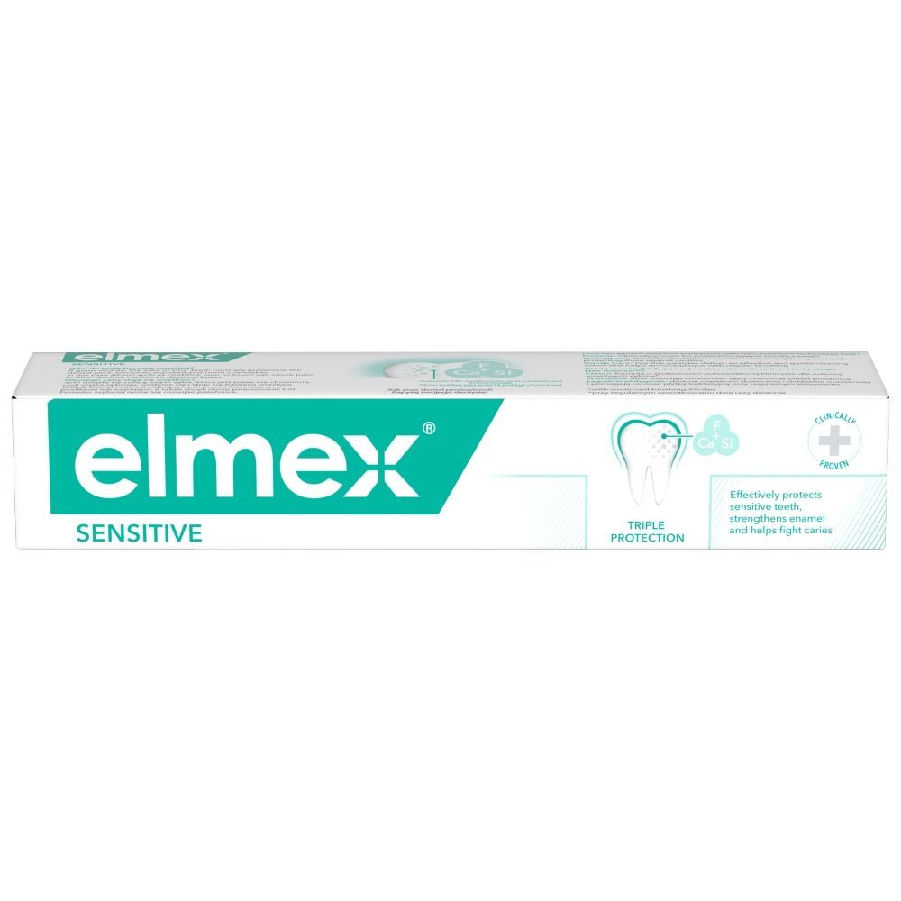 Elmex, Sensitive z aminofluorkiem, pasta do zęb&oacute;w, 75 ml