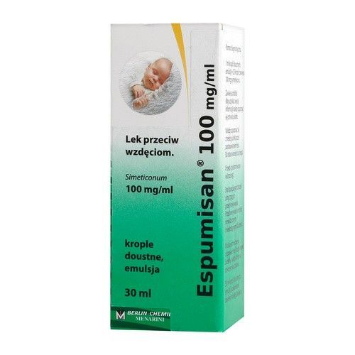 Espumisan, 100 mg/ml, krople doustne, 30 ml (import r&oacute;wnoległy, InPharm)