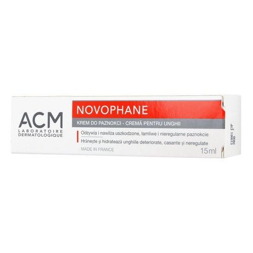 Novophane, krem do paznokci suchych, łamliwych, 15 ml