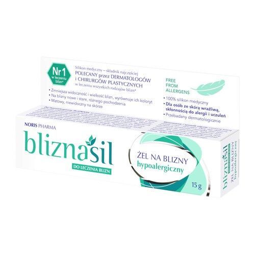 Bliznasil, żel do leczenia blizn, hypoalergiczny, 15 g