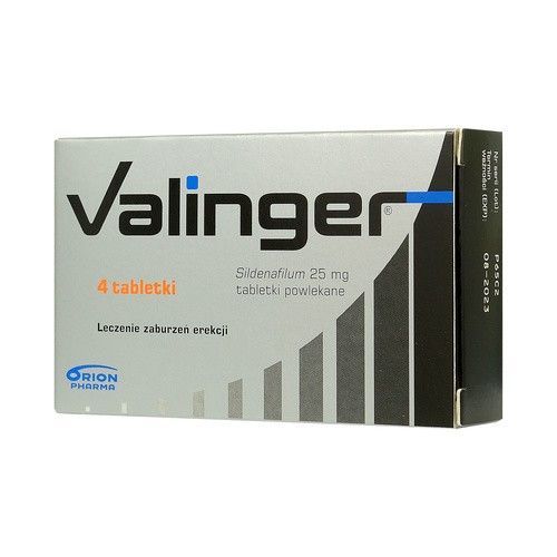 Valinger, 25 mg, tabletki powlekane, 4 sztuki