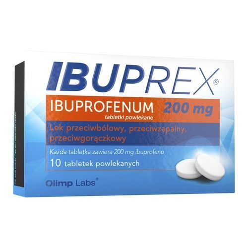 IBUPREX, 200 mg, tabletki powlekane