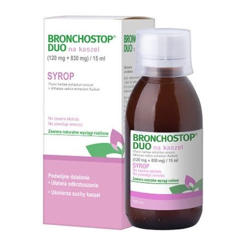 Bronchostop Duo na kaszel, syrop, 120 ml