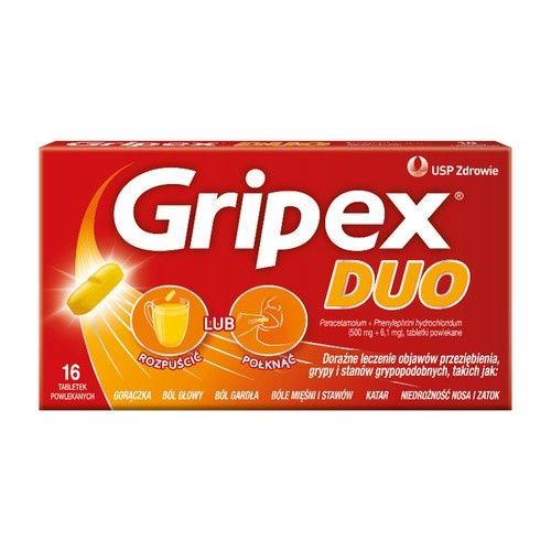 Gripex Duo, tabletki powlekane, 16 szt.