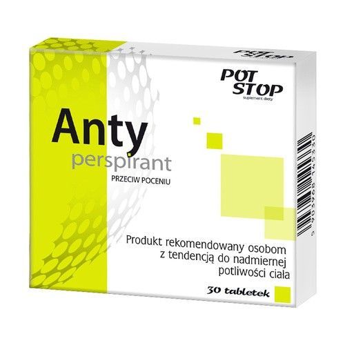 Potstop antyperspirant, tabletki, 30 szt.