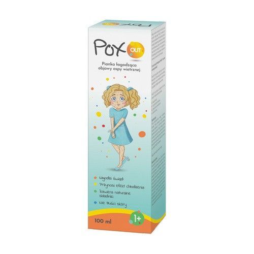 PoxOUT, pianka łagodząca objawy ospy wietrznej, 100 ml