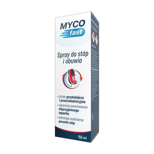 MYCOfast, spray do st&oacute;p i obuwia, 150 ml