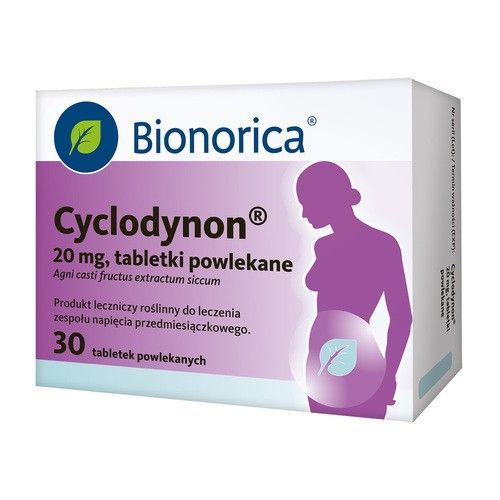 Cyclodynon, 20 mg, tabletki powlekane, 30 sztuk