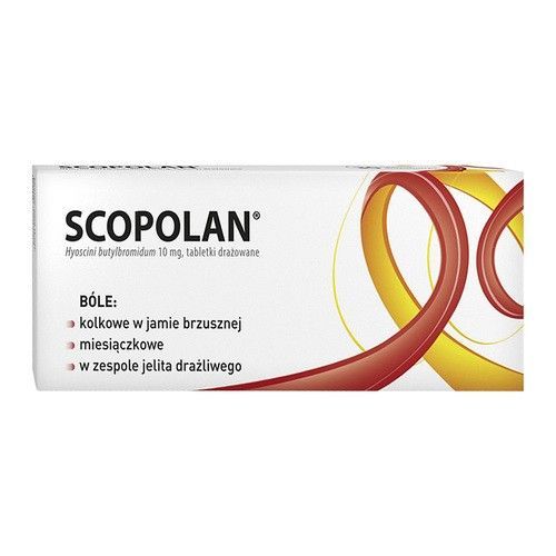 Scopolan, 10 mg, tabletki drażowane, 10 szt